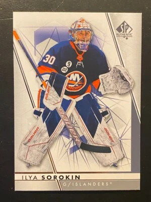 Ilya Sorokin 2022-23 Upper Deck SP Authentic #71 New York Islanders - Image 1 of 2