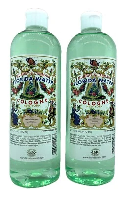 Pacote com 2 - Colônia aquática Lanman & Kemp Florida fl oz 16 - Água de Florida 472 ml - Imagem 1 de 3
