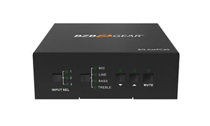 BZBGEAR Amplificatore audio stereo/mono 2 canali 40 W 70/100 V - Foto 1 di 8