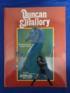 Duncan & Mallory (1986) #1 primera impresión GN Robert Asprin Mel blanco Starblaze casi nuevo - Imagen 1 de 3