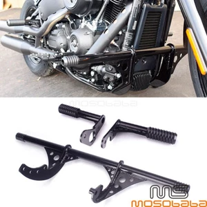 Highway Crash Bar Passenger Peg For Harley Softail FXLR Street Bob FXBB 2018-22 - Picture 1 of 10