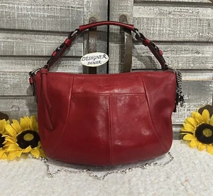 Auténtico bolso de cuero rojo COACH 12683 ¡EXCELENTE ESTADO! - Imagen 1 de 8
