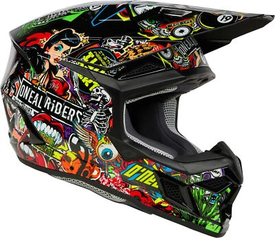 Casco de manivela O'Neal 3 SRS - Motocross moto todoterreno adulto Foto 1 de 4