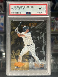 1995 Select certified Derek Jeter Rookie PSA 8 Slab