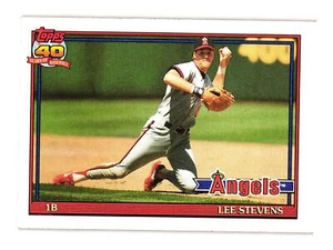 1991 Topps #648b Lee Stevens California Angels - Picture 1 of 2