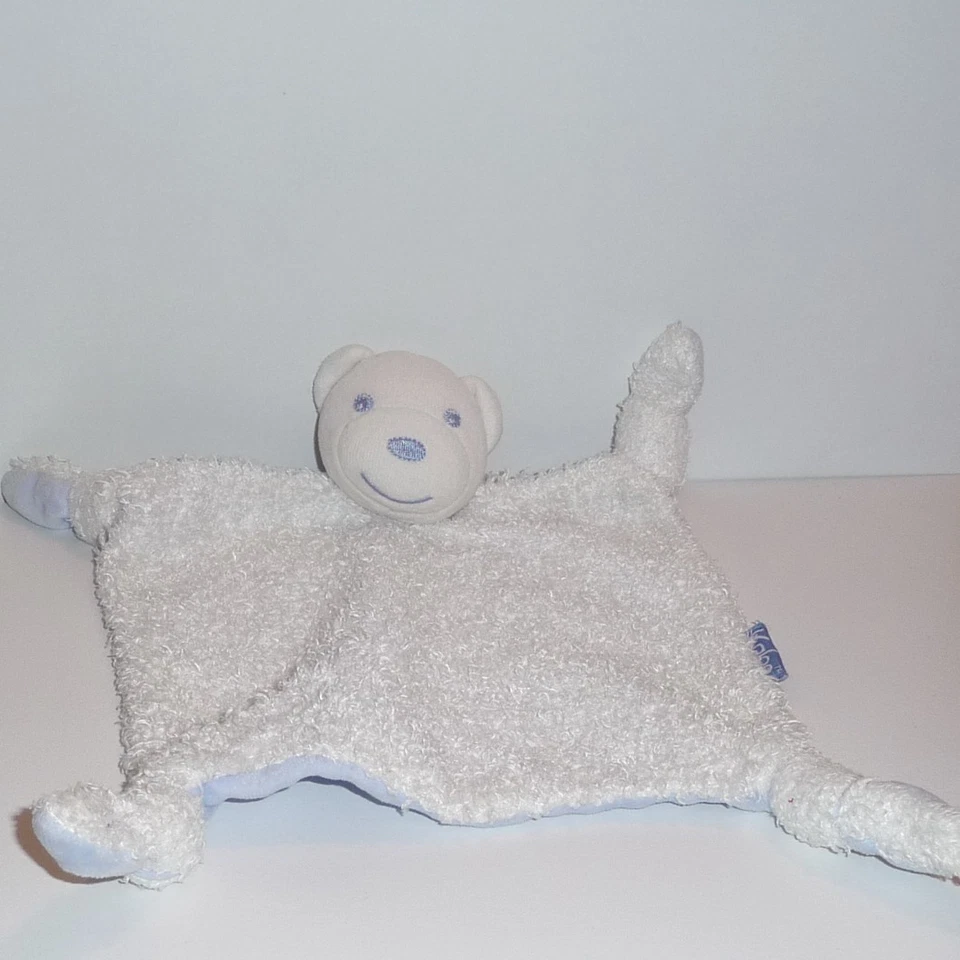 Kuscheltuch Bär Kaloo - Blau Weiß - Bild 1 von 1
