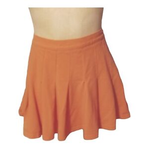 Urban Outfitters  Pleated Mini Skirt Y2K Peach 100% Cotton Womens Size PS