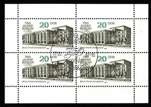 OPC 1987 Alemania DDR Berlín 750a Hoja Mi#3078 Sc#2631a Evento Cancelación 444872 - Imagen 1 de 1