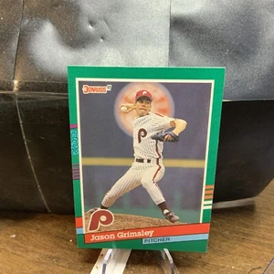Jason Grimsley 1991 Donruss 653 Philadelphia Phillies BASEBALL Card - Picture 1 of 2