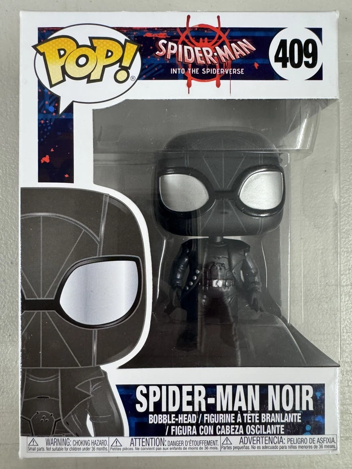 Spider-Man Noir 409 ~ Marvel: Spider-Man Into the Spider-Verse ~ Funko Pop Vinyl — 第 1/4 张图片