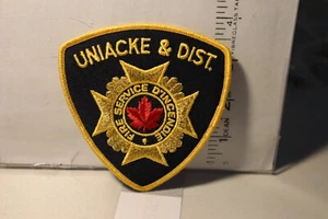 fire patch UNIACKE & DISTRICT FIRE SERVICE NOVA SCOTIA CANADA YELLOW - Picture 1 of 1