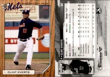 Clint Everts 2010 Choice Binghamton Mets #7 Card *AutographDen*