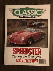 CLASSIC AND SPORTSCAR MAGAZINE MAY 1990 Citroen Porsche Lancia Healey - Picture 1 of 2