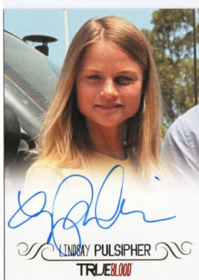 Cartão de autógrafo True Blood Premiere 2012 Lindsay Pulsipher como Crystal Norris - Imagem 1 de 2