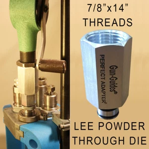 RCBS Hornady Lyman Powder Measure to Perfect Adapter™ for LEE Dies - Gun-Guides - Picture 1 of 4