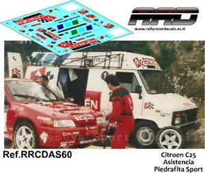 DECAL/CALCA 1/43: Citroen C25 Asistencia Piedrafita Sport - Imagen 1 de 2