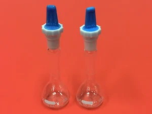 Pyrex - 10mL - Class A, No.5644 - Volumetric Flask - LOT OF (2) - Picture 1 of 3