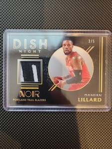 Limited to 5 jerseys 2019-20 PANINI NOIR BASKETBALL DAMIAN LILLARD/ Lillard 2345
