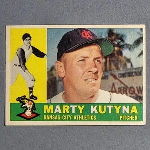 1960 Topps Baseball #516 Marty Kutyna - Athletics - Ex-Mt Vintage - Picture 1 of 1
