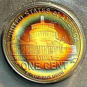 2009-S Lincoln Cent Presidential Years ANACS PF69 DCAM World-Class Toning CHRC - Picture 1 of 4