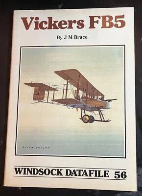 Vickers FB5 WINDSOCK Datafile 56 by JM BRUCE WWI DRAWINGS PHOTOS SIDEVIEWS - Image 1 of 4