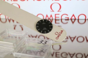 100 % Original Omega schwarzes Zifferblatt für De Ville Co-Axial Chronometer Modelle - Bild 1 von 6