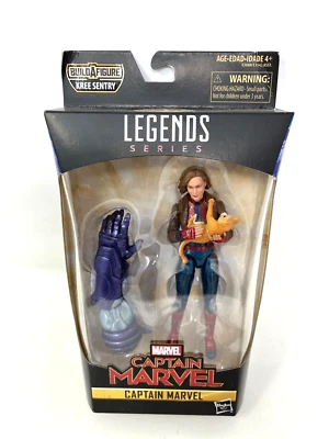 Marvel Legends Series CAPTAIN MARVEL Bomber Jacket Goose BAF Kree Sentry Hasbro - Image 1 of 4