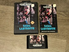 Fatal Labyrinth Sega Genesis Complete CIB Authentic