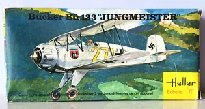 Kit modelo ""Jungmeister"" escala 1:72 HELLER Bucker Bu133 - caja abierta - Imagen 1 de 4