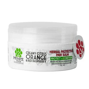 Petz Creamy Citrus Orange & Red Raspberry Herbal Protective Paw Dog Balm 2 oz - Picture 1 of 1