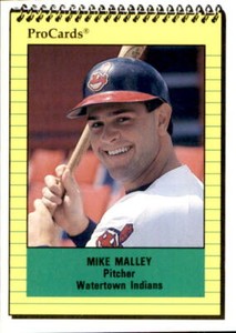 1991 Watertown Indians ProCards #3365 Mike Malley Kensington Connecticut CT Card