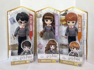 Harry Potter, Hermine Granger, Ron Weasley 8 Zoll Puppe Set Marke - Bild 1 von 2
