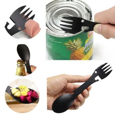 Вилка комбинированная посуда Spork титановая титановая ложка столовые приборы Magi 1 кухня в - Изображение 1 из 4