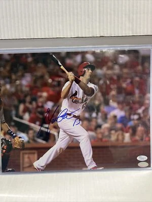 Foto firmada autografiada de los Cardenales, Matt Carpenter, certificado de autenticidad JSA 11x14 RARA Foto 1 de 4
