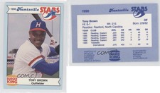 1990 Burger King Huntsville Stars Tony Brown