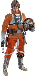 1:6 Hot Toys Star Wars Episodio V Figura Movie Masterpiece Luke Skywalker - Imagen 1 de 6