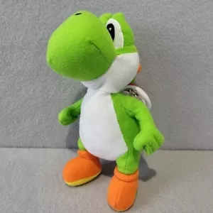 Yoshi Nintendo Backpack Clip Stuffed Plush Animal Toy Coin Purse Zipper 7” EUC - Picture 1 of 6
