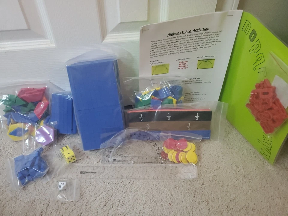 EAI Student Manipulative Kit Math Alphabet ABC Arc ETA Lakeshore Gr 3-5 Teacher  - Image 1 of 4
