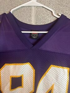 Nike Vintage NFL Minnesota Vikings #84 Randy Moss Purple Jersey Men's Large L