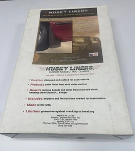Husky Liner Rear Mud Guard Set 57561, 01-04 Ford Escapes w/out Fender Flares - Picture 1 of 10