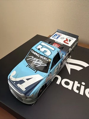 Martin Truex Jr 2021 #51 Auto Owners Bristol Dirt Truck Win 1/24 Autographed - Image 1 of 2