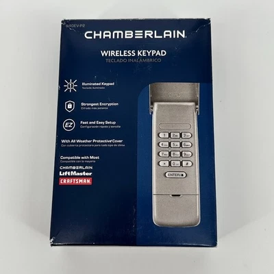 Chamberlain 940EV-P2 Teclado inalámbrico sin llave para puerta de garaje Foto 1 de 4