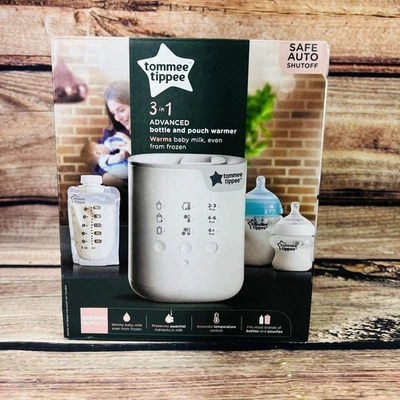 Tommee Tippee Easi-Warm Electric Bottle and Food Pouch Warmer, Automatic Timer.. - Image 1 of 4