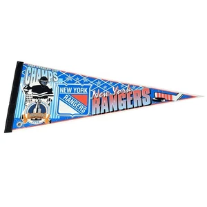Vintage New York Rangers 1994 Stanley Cup Champions Full Size Pennant NHL Hockey - Picture 1 of 5