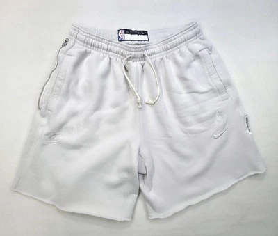 Cleveland Cavaliers Nike Shorts Mens Cream Zip Pockets Club Fleece LIMITED USE - Image 1 of 4
