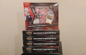 Pokemon Team Rocket's Mewtwo Ex Box - Picture 1 of 3