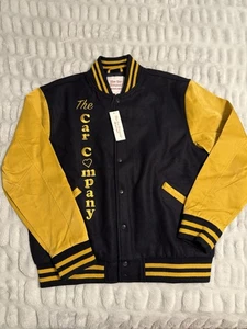 The Car Company BLUE / GOLD Varsity Jacket Medium - New With Tags In Bag! - Picture 1 of 4
