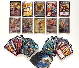 Japanese Duel Masters Card Lot 100pcs – 10 Holo + 90 Random Bulk 2008–2013 Play - Picture 1 of 11