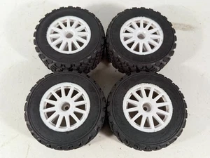 Traxxas Rally 4x4 1/10 RC Short Course Truck Sized Tires & 12mm Hex Wheels - Picture 1 of 6