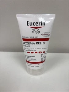 Eucerin Baby Eczema Relief Cream 5oz Colloidal Oatmeal Skin Protectant B66-58 - Picture 1 of 2